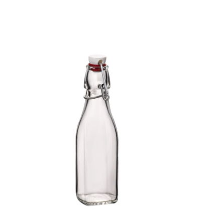 Botellas de agua con tapón hermético SWING 25cl Ø6x19 cm. BORMIOLI 314730MCD121990 (12 unidades)