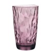 Hohe Violette Gläser DIAMOND 47cl Ø8.5x14 cm. BORMIOLI 350270M02321990 (6 Stück)