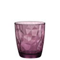 Low Purple Glasses DIAMOND 38.5cl Ø9x10 cm. BORMIOLI 302258M02321990 (6 units)