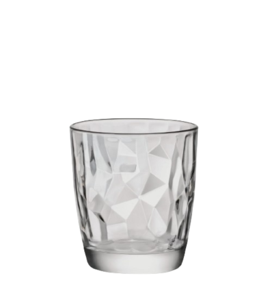 Low Transparent Glasses DIAMOND 30.5cl Ø8.4x9 cm. BORMIOLI 350200M02321990 (6 units)