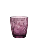 Low Purple Glasses DIAMOND 30.5cl Ø8.4x9 cm. BORMIOLI 350230M02321990 (6 units)