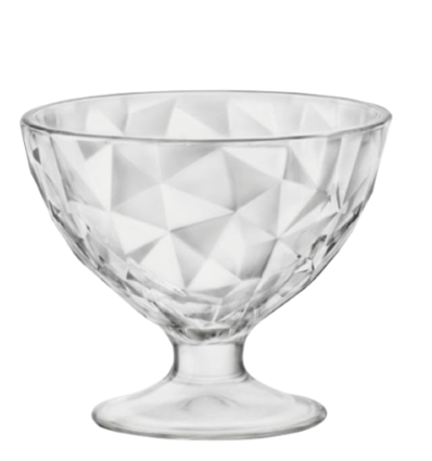 Copas de helado transparentes DIAMOND 36cl Ø11.7x9.9 cm. BORMIOLI 302262M02321990 (6 unidades)