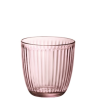 Low Pink LINE Glass 29cl Ø8.5x8.5 cm. BORMIOLI 580501VNA021990 (12 units)