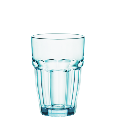 Vasos altos azules ROCK BAR LOUNGE 37cl Ø8.3x12 cm. BORMIOLI 418970BAA121990 (6 uds)