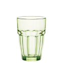 Tall Green ROCK BAR LOUNGE Glasses 37cl Ø8.3x12 cm. BORMIOLI 418960BCM121990 (6 units)