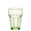 Vasos altos verdes ROCK BAR LOUNGE 37cl Ø8.3x12 cm. BORMIOLI 418960BCM121990 (6 unidades)