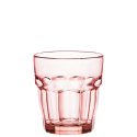 Low Red ROCK BAR LOUNGE Glasses 27cl Ø8.4x9.2 cm. BORMIOLI 418950B03321990 (6 units)