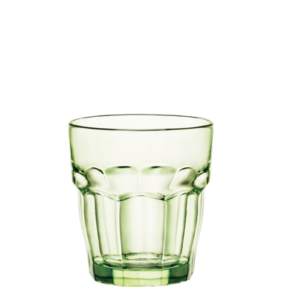 Low Green ROCK BAR LOUNGE Glasses 27cl Ø8.4x9.2 cm. BORMIOLI 418930BAA121990 (6 units)