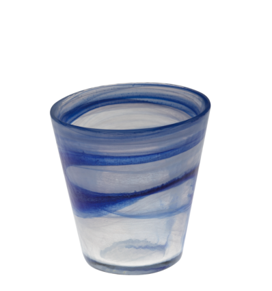 Atlas vaso transparente alabaster azul claro 25cl ø8.5cm