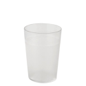 Vaso alto transparente policarbonato 25 cl Ø7x10.2 cm. PUJADAS P924001