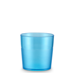 Vaso Bajo Azul de Policarbonato 17 cl (6 uds) - Pujadas
