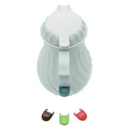 Jarra Termo Policarbonato Blanco 0.6L con Pulsador