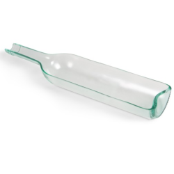 Bandejas Botella de Champán Cristal 8x30 cm - SUPREMINOX