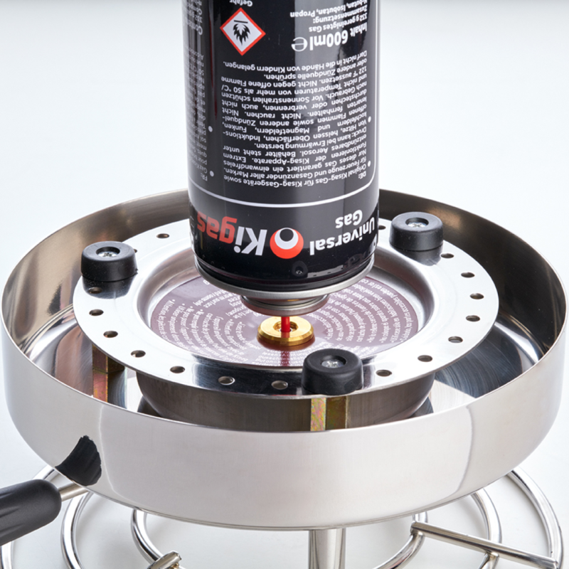 Hornillo Rechaud Long Fire Inox Ø20 cm - KISAG 2340