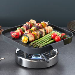 Hornillo Rechaud Long Fire Inox Ø20 cm - KISAG 2340