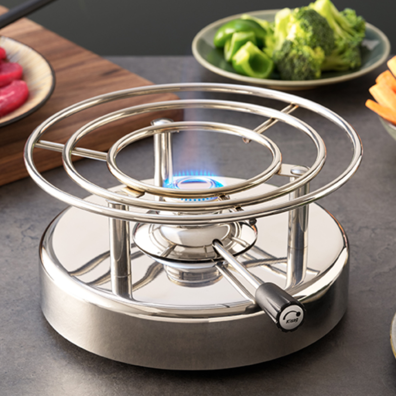 Hornillo Rechaud Long Fire Inox Ø20 cm - KISAG 2340