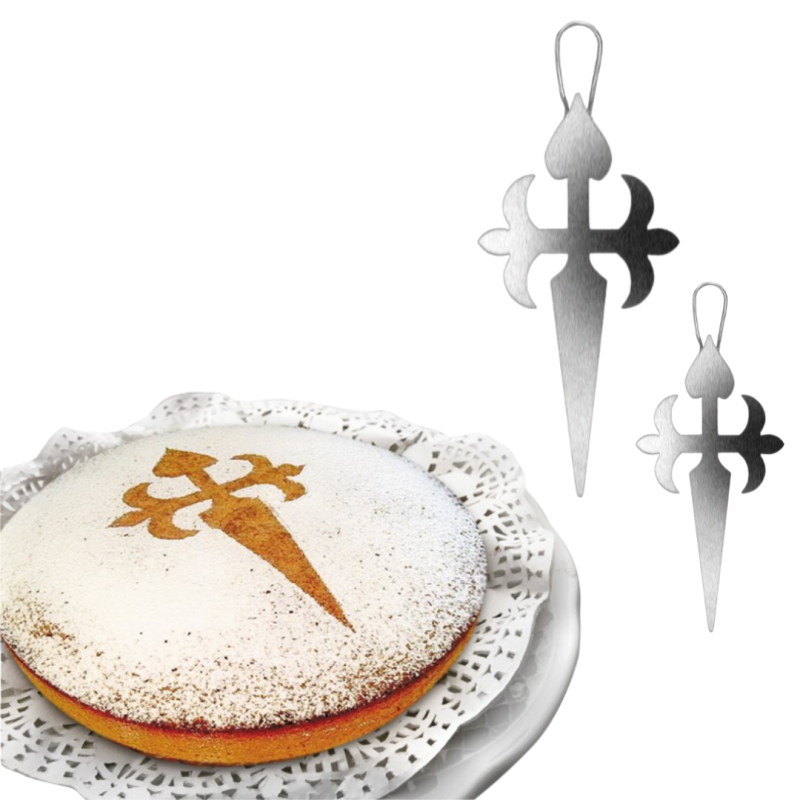 Decoradores de Tarta Cruz de Santiago Ibili 781200 (12 unidades)