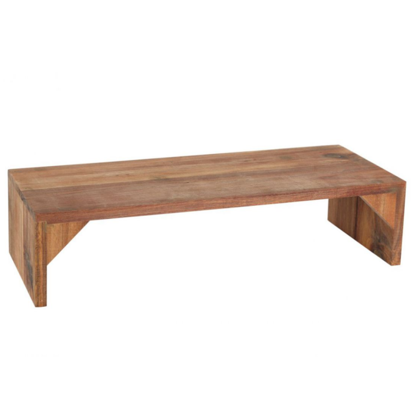 Soporte Expositor en Madera de Acacia| Buffet|Ref. B947052 (Pack de 3)