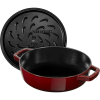 Cacerola roja con chistera Ø24 cm 2.4 L. LOS GEMELOS STAUB 12612487