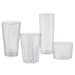 Vasos de Sidra Bajos Polipropileno 25cl Araven 02202 (36 unidades)