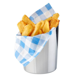 Cubo mini acero inoxidable para tapa Snack Holder Ø 9.5x11.5 cm. APS 40605 (6 unidades)