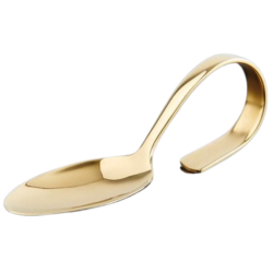 Cuchara presentación gourmet 12 cm acero inoxidable dorado – APS 00691