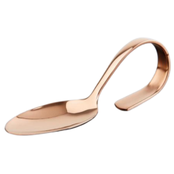 Cuchara presentación gourmet 12 cm en acero inox cobre – APS 00692