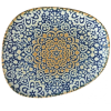 Plato de llano porcelana con decorado Alhambra Tango 33x27 cm. B928265E