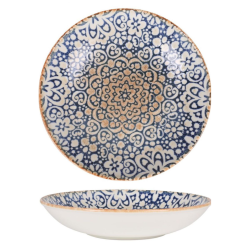 Ensaladera Alhambra: Porcelana Gourmet, Ø 25x5 cm 