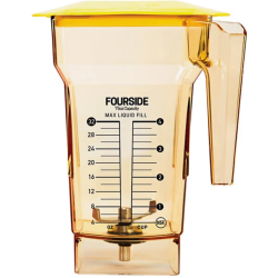 Jarra Amarilla FOURSIDE 1L con Tapa Dura - Blendtec 40-618-62