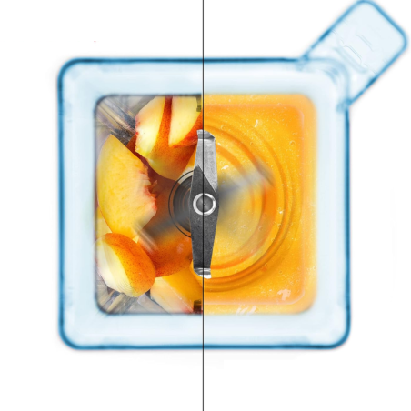 Jarra Azul FOURSIDE 1L con Tapa Dura - Blendtec