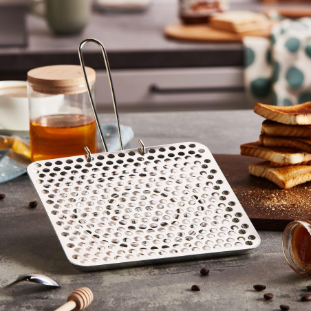 6 unidades de IBILI 810400 TOSTADOR PAN ESTAÑADO 20x20 CMS.