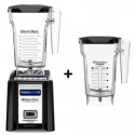 BLENDTEC - C825D46E-EU - Batidora Blender profesional SPACESAVER 825 con 2 Jarras FOURSIDE con tapa