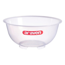 Bol de Polipropileno Transparente 4.5 L (12 Unidades) - Araven