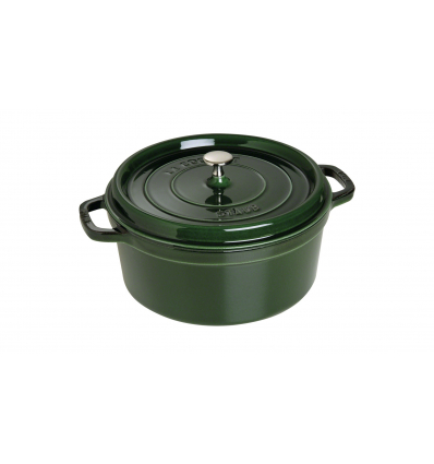 LOS GEMELOS STAUB 40509-361-0 Cocotte STAUB redonda albahaca de hierro colado . Diametro: 28cm