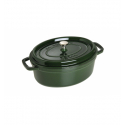 LOS GEMELOS STAUB 40509-363-0 Cocotte STAUB oval albahaca de hierro colado . Diametro: 29cm