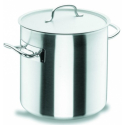 Olla recta Chef Classic de acero inoxidable con tapa. 16L