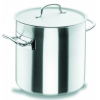 Olla recta Chef Classic de acero inoxidable con tapa. 16L