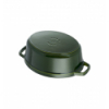 LOS GEMELOS STAUB 40509-363-0 Cocotte STAUB oval albahaca de hierro colado . Diametro: 29cm