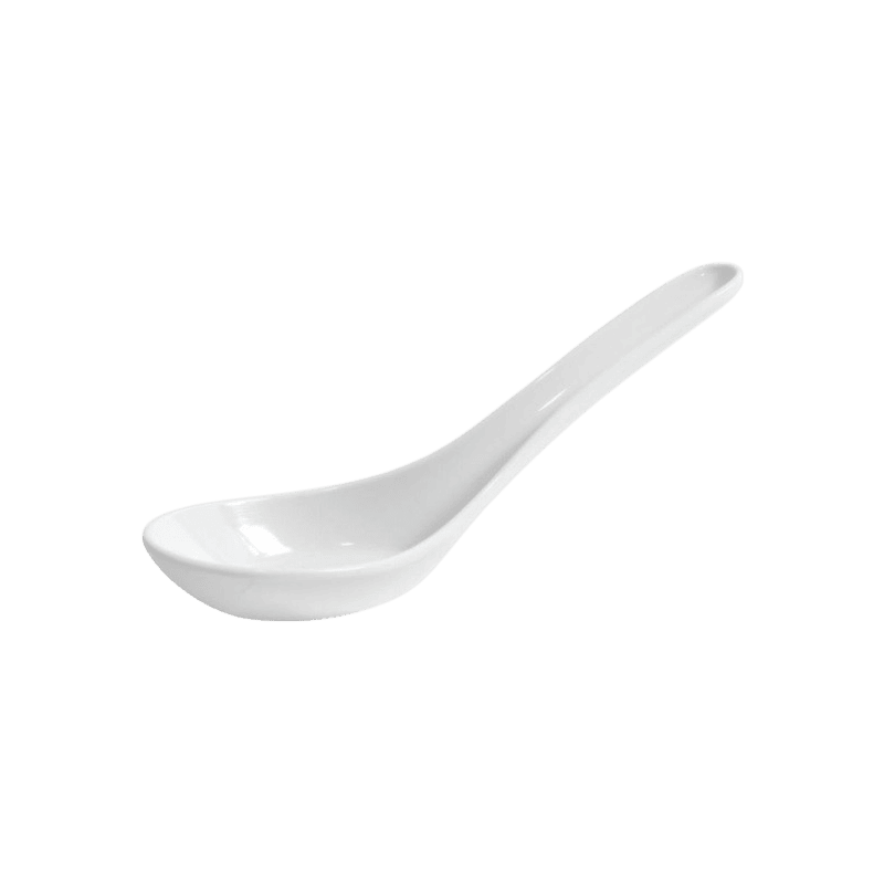 Cuchara presentación degustación melamina blanca 13.5 cm – B885052R
