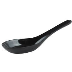 Cuchara china de degustación en melamina negra 14.3 cm |Hostelería