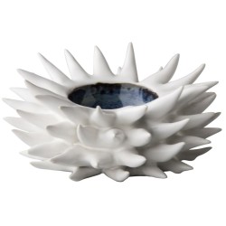 Plato Erizo Blanco/Azul 18 cm|Diseño| Raw | Ref. RD19165