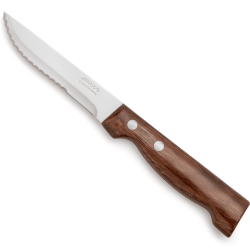 Cuchillo chuletero con mango de madera 11 cm - NITRUM®