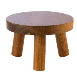 Expositor Buffet de Madera Acacia |Buffet| APS Ref. 33256|Ø25x15 cm