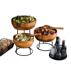 Soporte Buffet "MULTI ROUND" | 18x18 cm | APS 33269