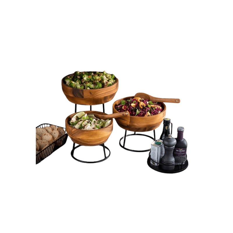 Soporte Buffet "MULTI ROUND" | 18x18 cm | APS 332