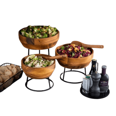 Soporte Buffet "MULTI ROUND" | 18x18 cm | APS 332