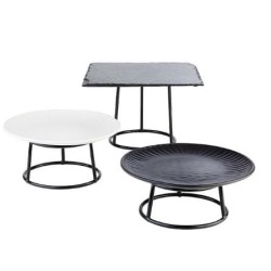 Soporte Buffet "MULTI ROUND" | 18x18 cm | APS 332