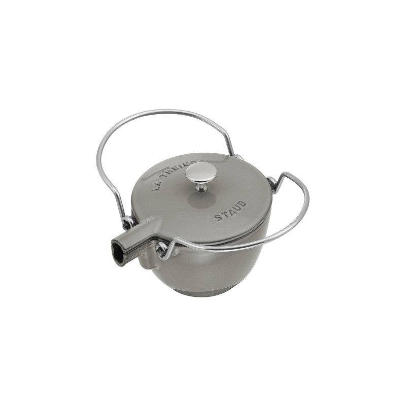LOS GEMELOS STAUB 40509-420-0 Tetera de hierro colado STAUB. Diametro: 21cm