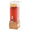 Dispensador de Bebidas Cuadrado con Base de Bambú|7,5L Rosseto LD112